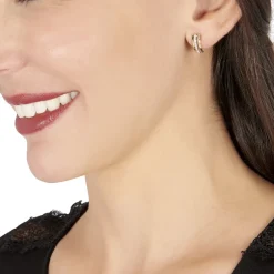 Histoire d'Or Boucles D'oreilles Pendantes Allyson Or Jaune Oxyde De Zirconium Sale