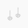 Histoire d'Or Boucles D'oreilles Pendantes Nalan Argent Blanc Oxyde De Zirconium