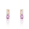 Histoire d'Or Boucles D'oreilles Pendantes Frannie Or Rose Amethyste Et Oxyde Online