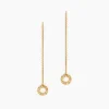 Histoire d'Or Boucles D'oreilles Pendantes Eclats Solaires Or Jaune Online