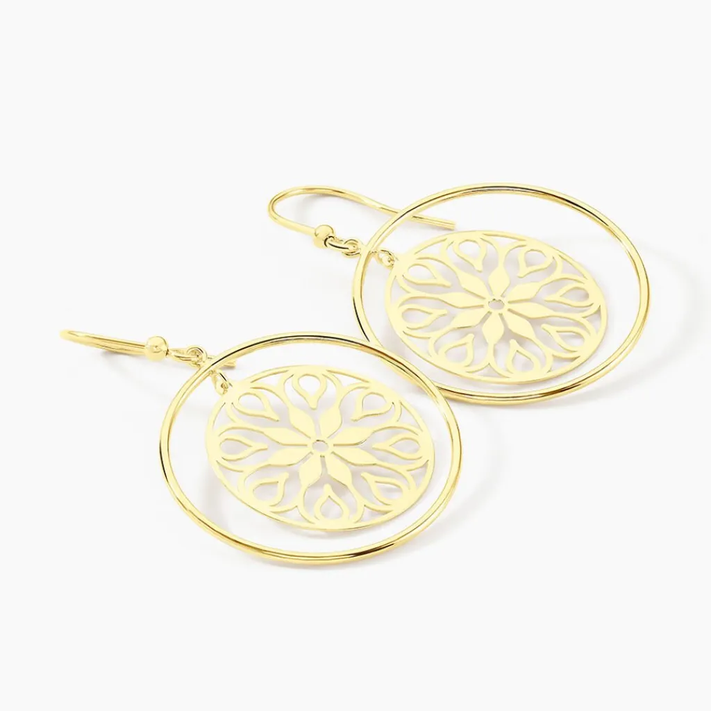 Histoire d'Or Boucles D'oreilles Pendantes Rosamund Or Jaune Discount