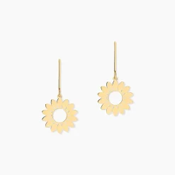 Histoire d'Or Boucles D'Oreilles Pendantes Hypatia Or Jaune New