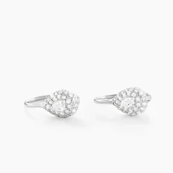 Histoire d'Or Boucles D'oreilles Pendantes Feyza Argent Blanc Oxyde De Zirconium Hot