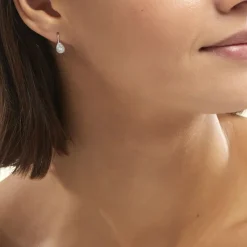 Histoire d'Or Boucles D'oreilles Pendantes Feyza Argent Blanc Oxyde De Zirconium Hot