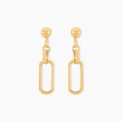 Histoire d'Or Boucles D'oreilles Pendantes Escape Or Jaune New