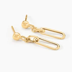 Histoire d'Or Boucles D'oreilles Pendantes Escape Or Jaune New