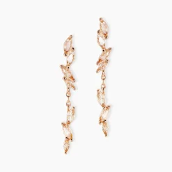 Histoire d'Or Boucles D'oreilles Pendantes Ellyn Argent Rose Oxyde De Zirconium Hot