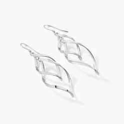 Histoire d'Or Boucles D'oreilles Pendantes Lisi Argent Blanc Online