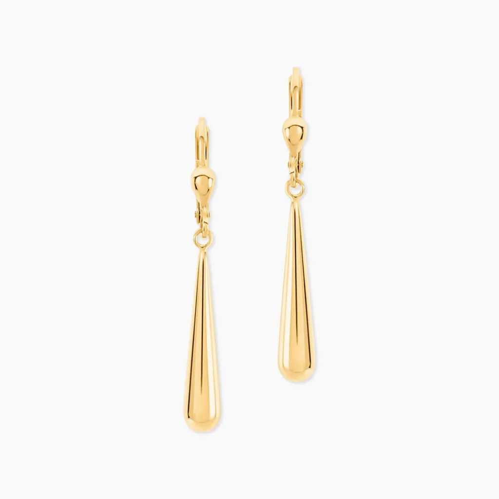 Histoire d'Or Boucles D'Oreilles Pendantes Botum Or Jaune Sale