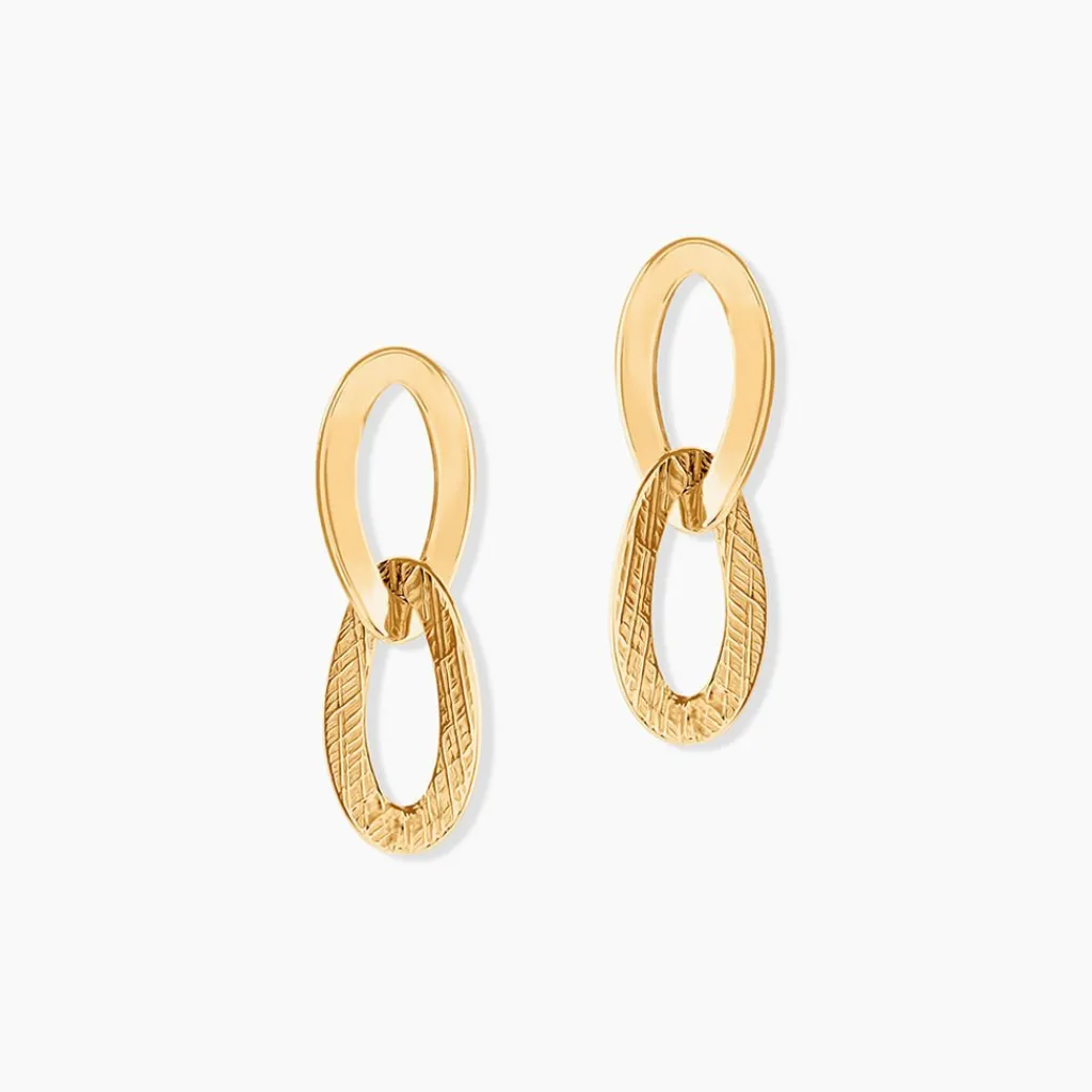 Histoire d'Or Boucles D'Oreilles Pendantes Jovane Or Jaune Clearance