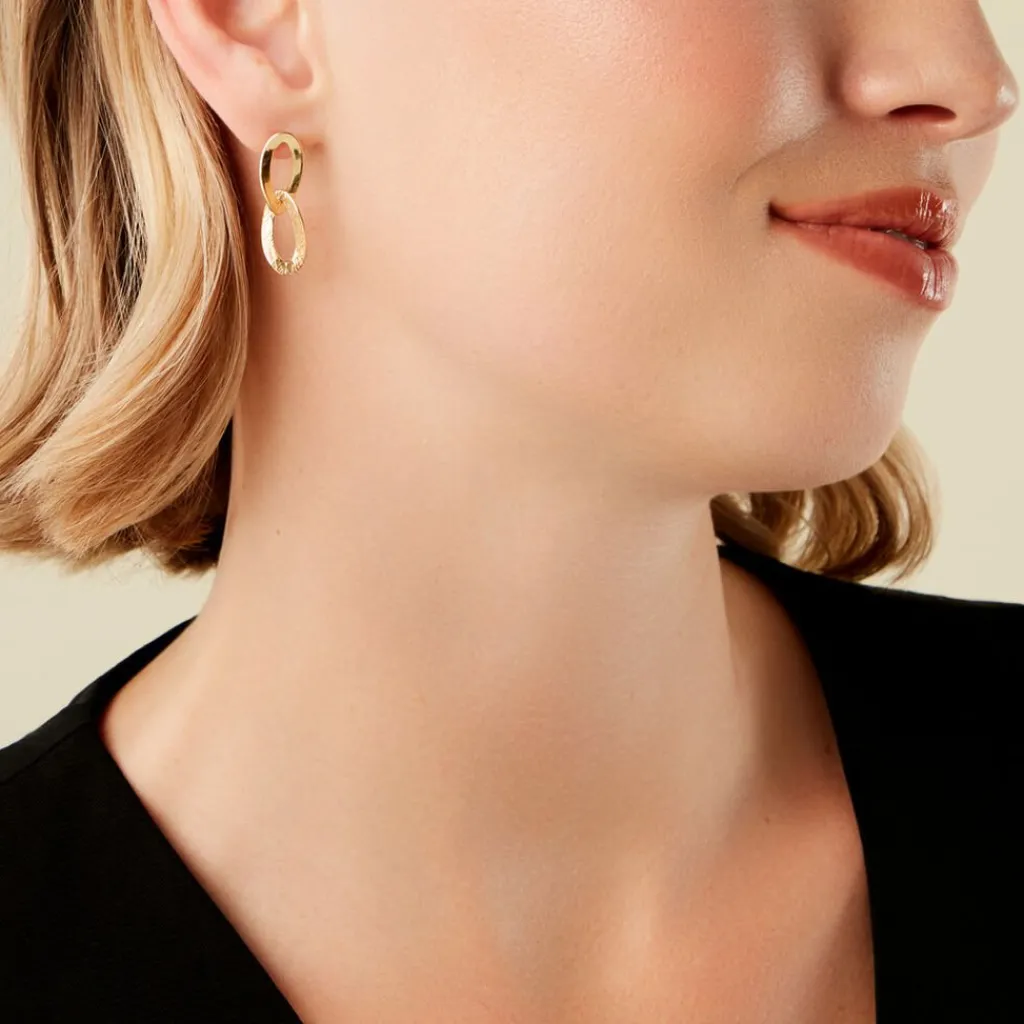 Histoire d'Or Boucles D'Oreilles Pendantes Jovane Or Jaune Clearance