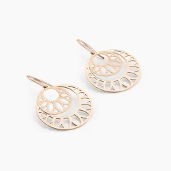 Histoire d'Or Boucles D'oreilles Pendantes Slorane Argent Rose Discount