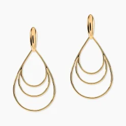 Histoire d'Or Boucles D'oreilles Pendantes Jenyfer Plaqué Or Jaune Clearance