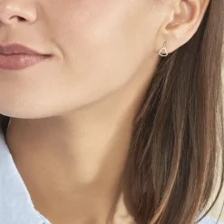 Histoire d'Or Boucles D'oreilles Pendantes Anne-maudae Pendantes Coeurs Or Jaune