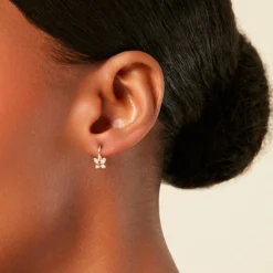 Histoire d'Or Boucles D'Oreilles Pendantes Odhran Or Jaune Oxyde De Zirconium Sale