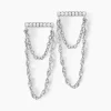 Histoire d'Or Boucles D'oreilles Pendantes Mircea Argent Blanc Oxyde De Zirconium Outlet