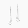 Histoire d'Or Boucles D'oreilles Pendantes Juliette Argent Blanc Outlet