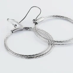 Histoire d'Or Boucles D'oreilles Pendantes Nadiona Argent Blanc Discount