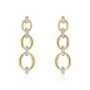 Histoire d'Or Boucles D'oreilles Pendantes Abban Or Jaune Diamant Hot