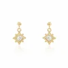 Histoire d'Or Boucles D'oreilles Pendantes Bobbie Plaqué Or Jaune Oxyde De Zirconium Discount