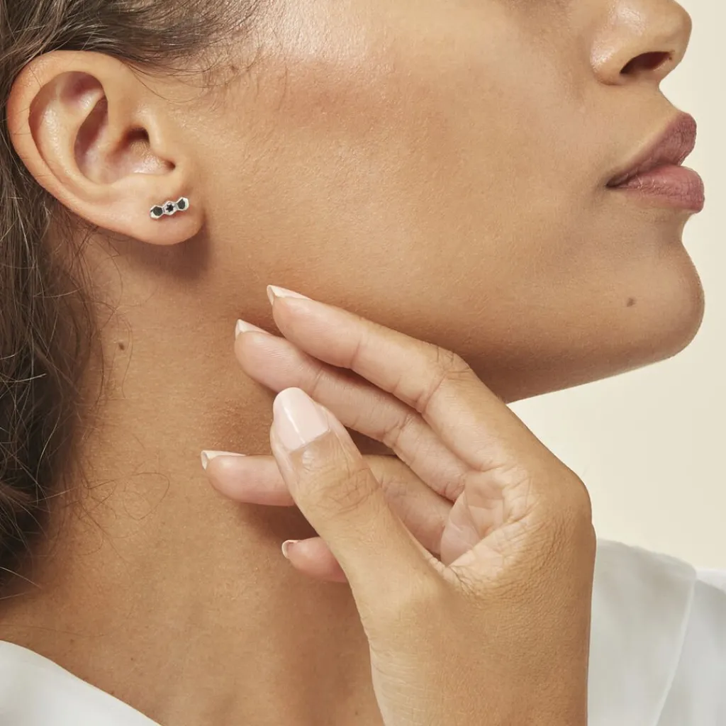 Histoire d'Or Boucles D'oreilles Pendantes Ondina Argent Blanc Oxyde De Zirconium Online