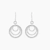 Histoire d'Or Boucles D'oreilles Pendantes Lilia Argent Blanc Discount