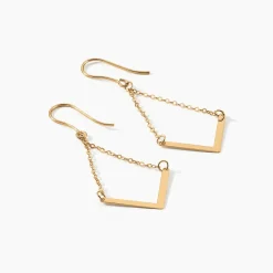 Histoire d'Or Boucles D'oreilles Pendantes Ella Or Jaune Clearance