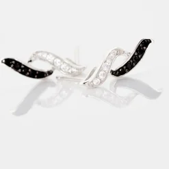 Histoire d'Or Boucles D'oreilles Pendantes Sylvie Argent Blanc Oxyde De Zirconium Hot