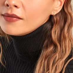 Histoire d'Or Boucles D'oreilles Pendantes Esmerald Rendez-vous Or Jaune Emeraude Sale