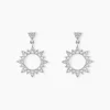 Histoire d'Or Boucles D'oreilles Pendantes Teana Argent Blanc Oxyde De Zirconium Clearance
