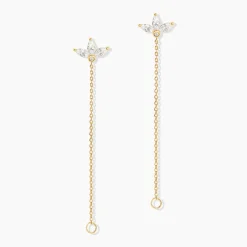 Histoire d'Or Boucles D'oreilles Pendantes Tiara Or Jaune Oxyde De Zirconium Discount