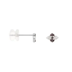 Histoire d'Or Boucles D'oreilles Pendantes Enid Or Blanc Diamant