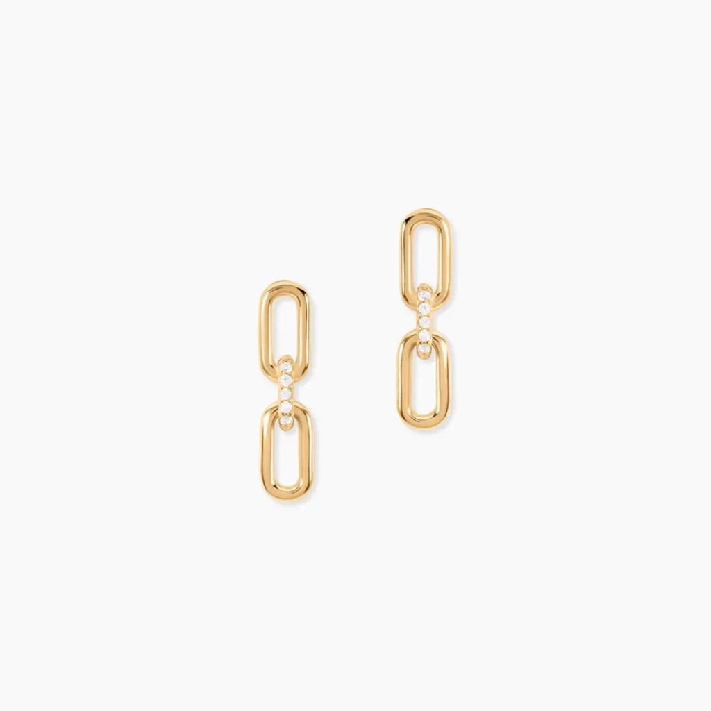 Histoire d'Or Boucles D'Oreilles Pendantes Lueur Plaqué Or Jaune Oxyde De Zirconium Online