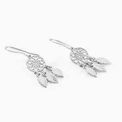 Histoire d'Or Boucles D'oreilles Pendantes Ida Argent Blanc Discount