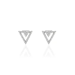 Histoire d'Or Boucles D'oreilles Pendantes Domnika Argent Blanc Oxyde De Zirconium Discount