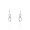 Histoire d'Or Boucles D'oreilles Pendantes Odile Argent Blanc Oxyde De Zirconium Hot
