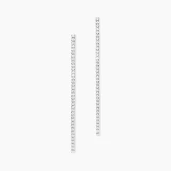 Histoire d'Or Boucles D'oreilles Pendantes Lou-anne De Zirconium argent blanc oxyde