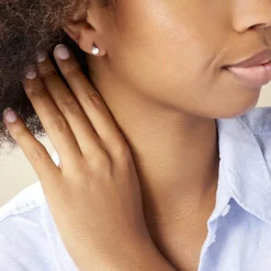 Histoire d'Or Boucles D'oreilles Pendantes Vera Argent Blanc Oxyde De Zirconium Discount