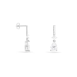 Histoire d'Or Boucles D'oreilles Pendantes Eowyn Argent Blanc Oxyde De Zirconium Discount