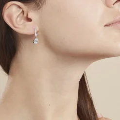 Histoire d'Or Boucles D'oreilles Pendantes Eowyn Argent Blanc Oxyde De Zirconium Discount