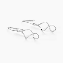 Histoire d'Or Boucles D'oreilles Pendantes Louison Argent Blanc Sale