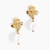 Histoire d'Or Boucles D'oreilles Pendantes Audley Or Jaune Perle De Culture Sale