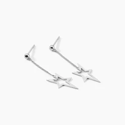 Histoire d'Or Boucles D'oreilles Pendantes Eloisa Argent Blanc Outlet