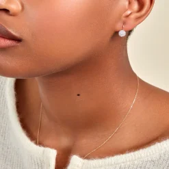 Histoire d'Or Boucles D'oreilles Pendantes Veronick Or Jaune Diamant Outlet