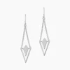 Histoire d'Or Boucles D'oreilles Pendantes Tylee Argent Blanc Outlet