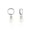Histoire d'Or Boucles D'oreilles Pendantes Argent Blanc Iribert Perles De Culture Sale