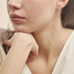 Histoire d'Or Boucles D'oreilles Pendantes Ademar Or Jaune Oxyde De Zirconium Outlet