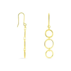 Histoire d'Or Boucles D'oreilles Pendantes Or Jaune Isabela Online