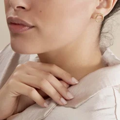 Histoire d'Or Boucles D'oreilles Pendantes Gracieuse Or Jaune Discount