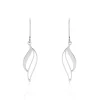 Histoire d'Or Boucles D'oreilles Pendantes Argent Blanc Prudent Best